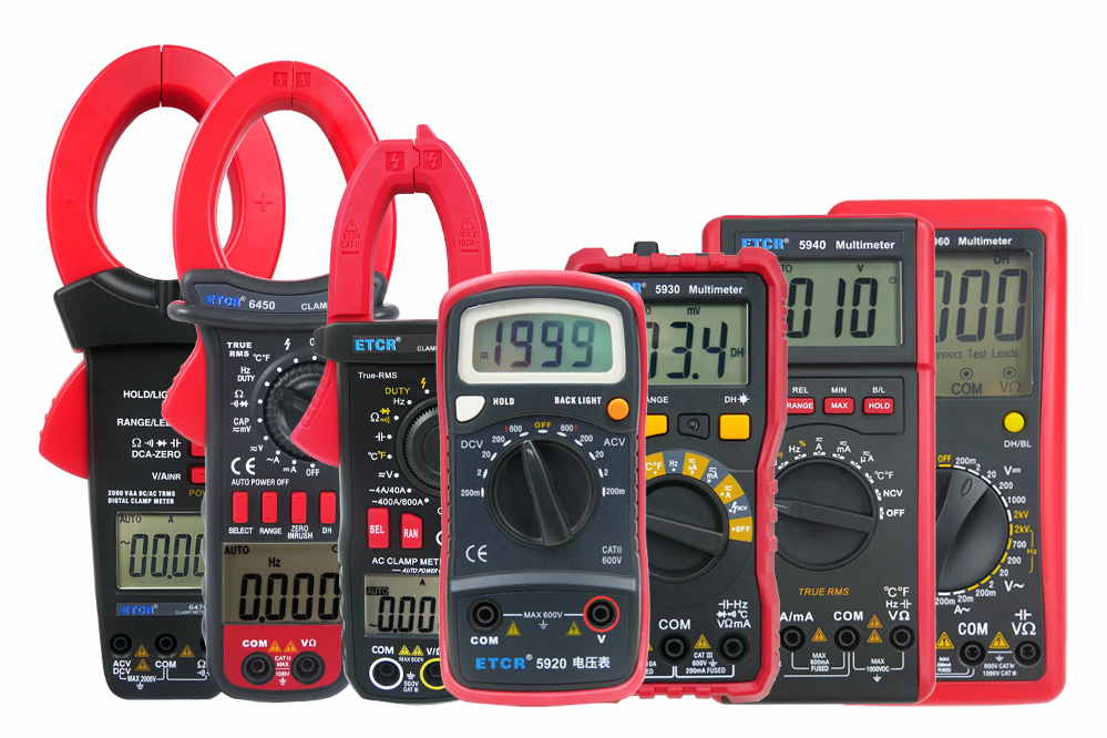 Voltmeter/Multimeter/Clamp Type Multimeter