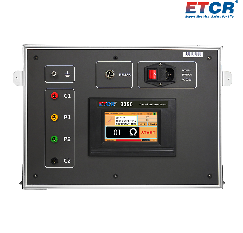 ETCR3350 Large Scale Grounding Grid Earth Resistance Online Detector