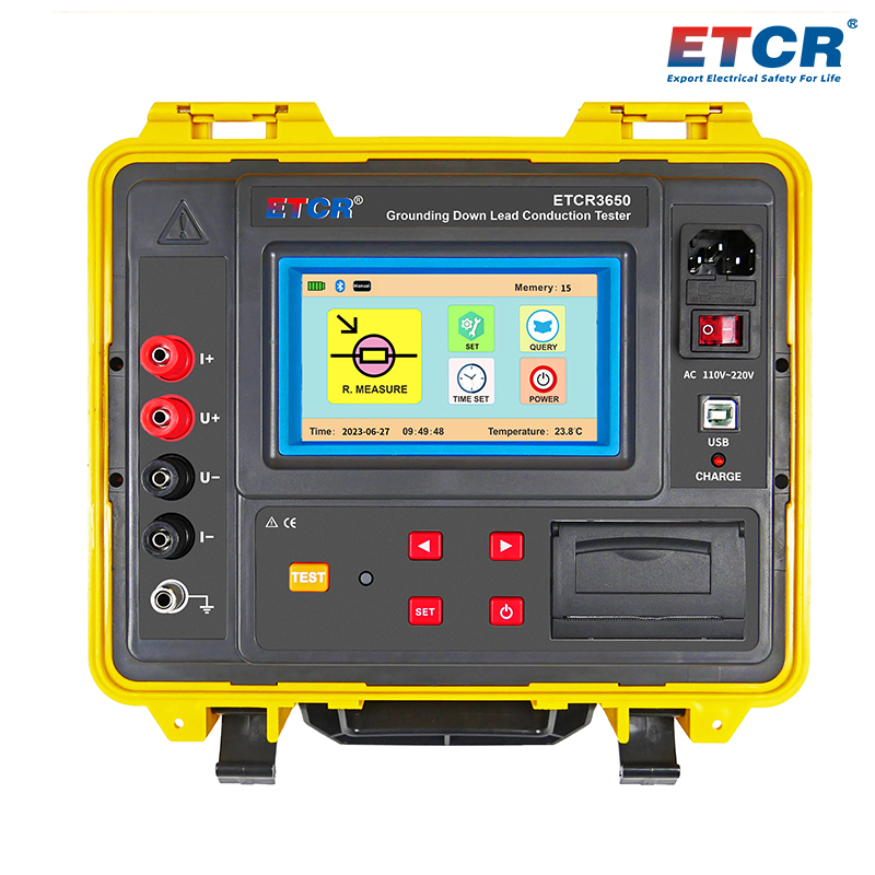 ETCR3650 Grounding Down Lead Continuity Tester