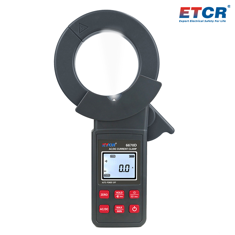 ETCR6670D Large Caliber DC/AC Clamp Leakage Current Meter